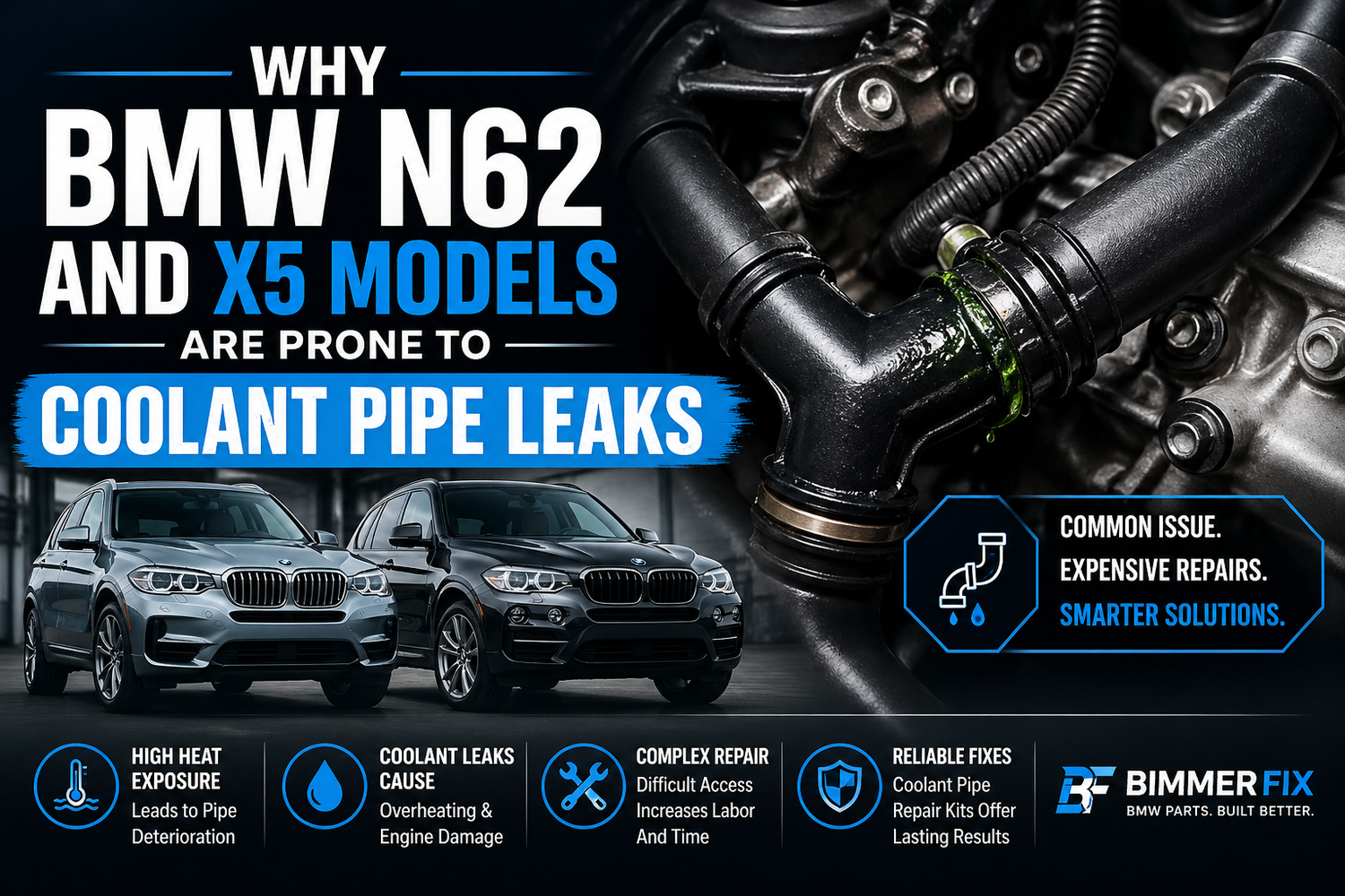 Why BMW N62 and X5 Models Are Prone to Coolant Pipe Leaks