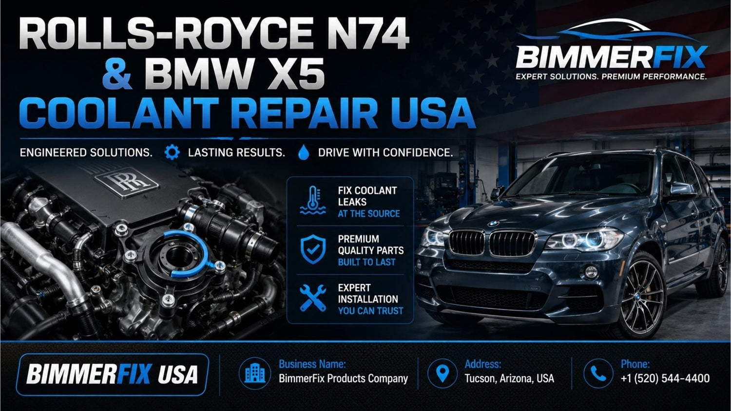 Rolls-Royce Ghost N74 & BMW X5 Coolant Leak
