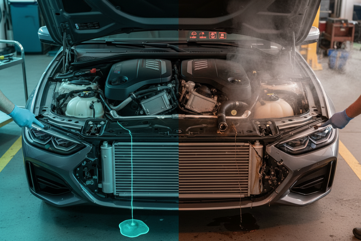 Water-Pump-Access-Coolant-Repair