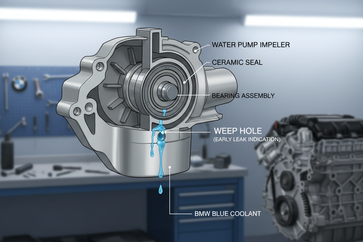 BMW-Wter-Pump-Weep-Hole