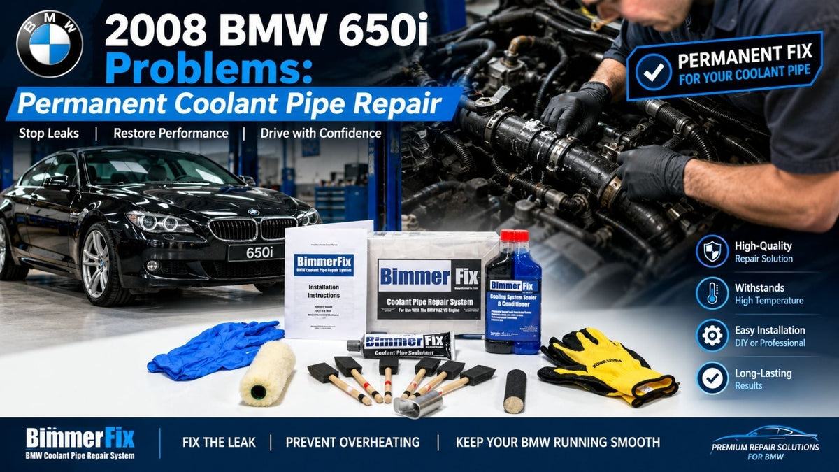BMW coolant pipe repair kit