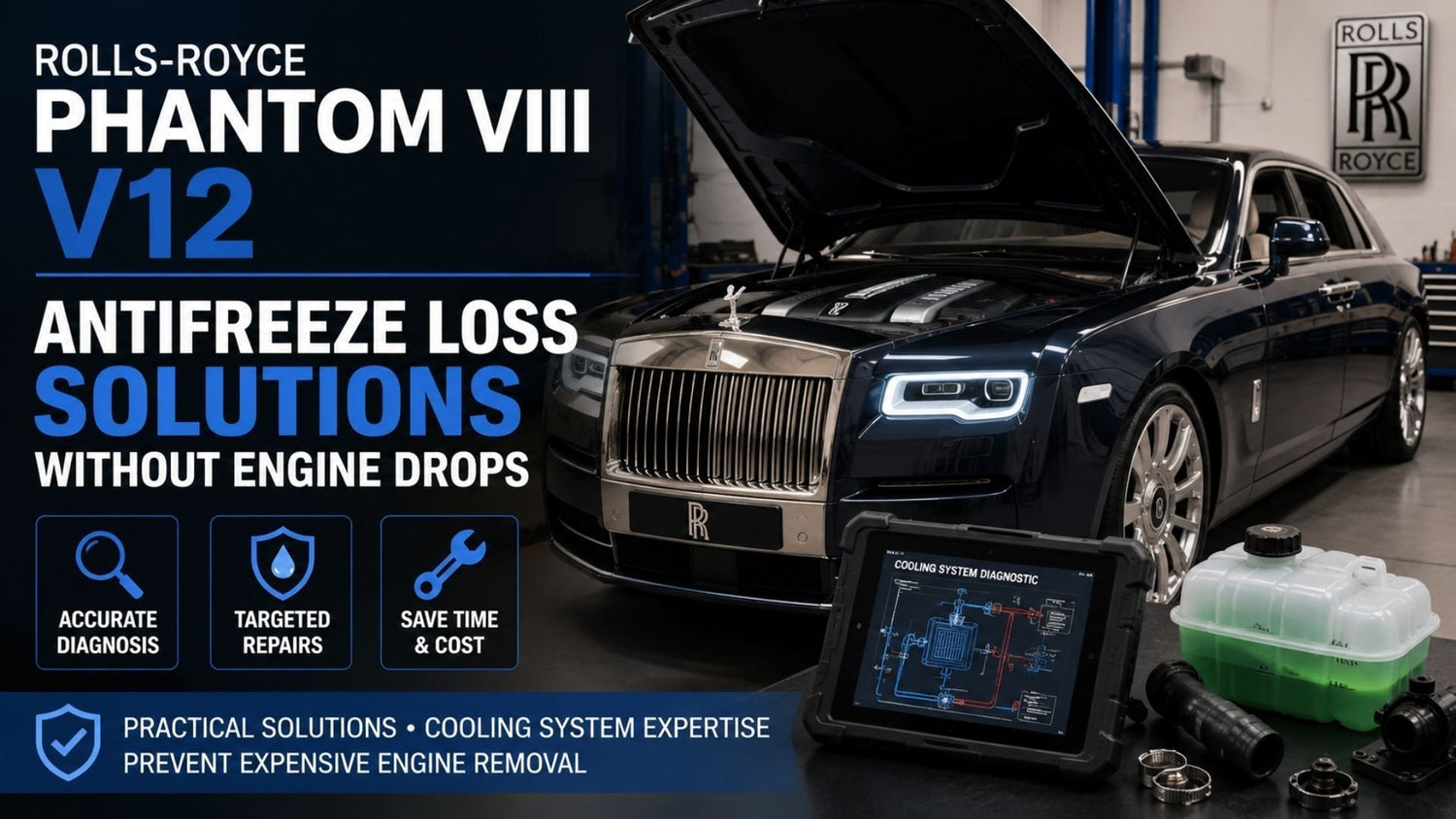 Rolls-Royce Phantom coolant issue-Antifreeze 