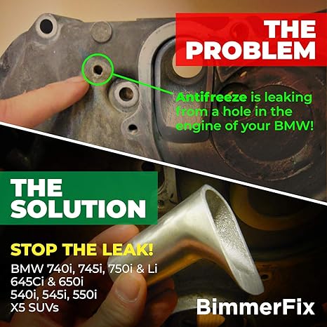 BimmerFix For BMW 735i, 735Li, 740i, 745i, 745Li, 750i, 750Li (E65 and E66), 645Ci, 650i (E63 and E64) 545i, 550i (E60 and E61), X5 SUV (E53 and E70), and other vehicles with the BMW N62 V8 engines